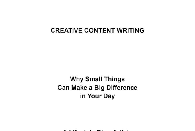 write engaging lifestyle blog posts